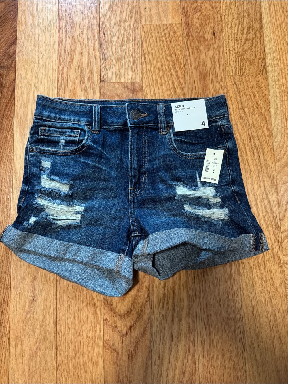 Aeropostale High Rise MIDI Shorts